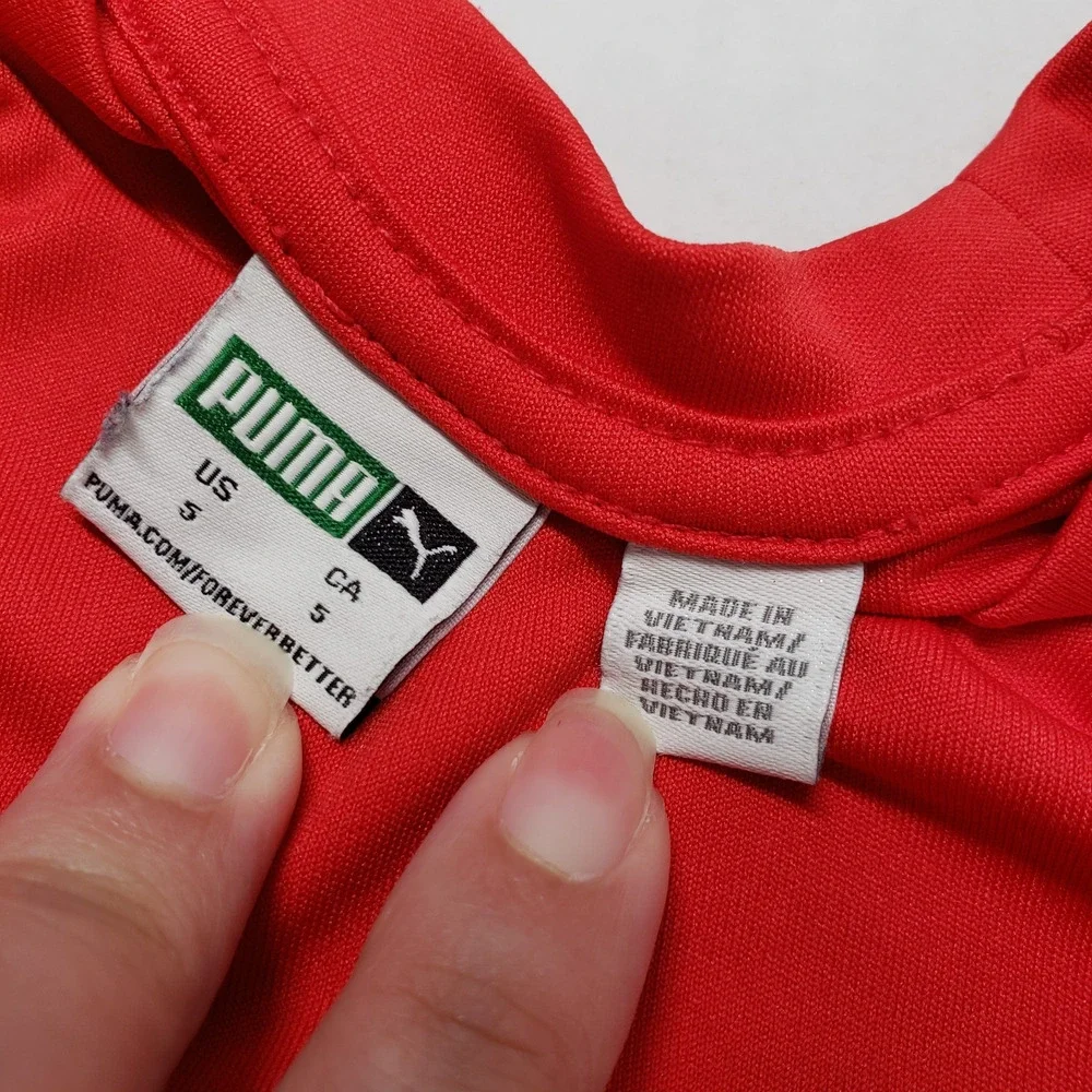 Puma 2-Piece Logo Tee & Shorts Set Boys 5 Red Outfit Casual Sportswear Athletic - Picture 4 of 16